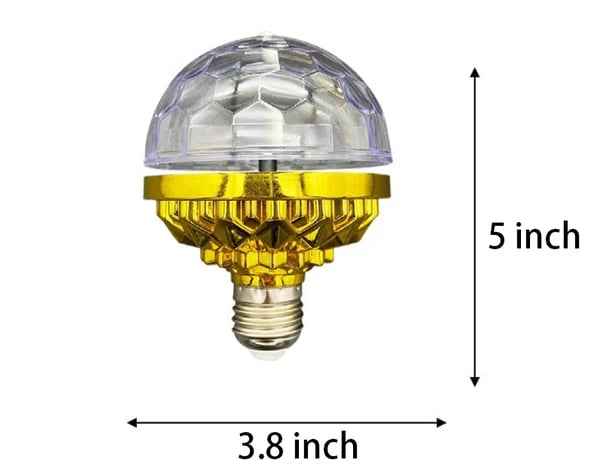π The Ultimate Party Essential β Colorful Rotating Disco Ball Light