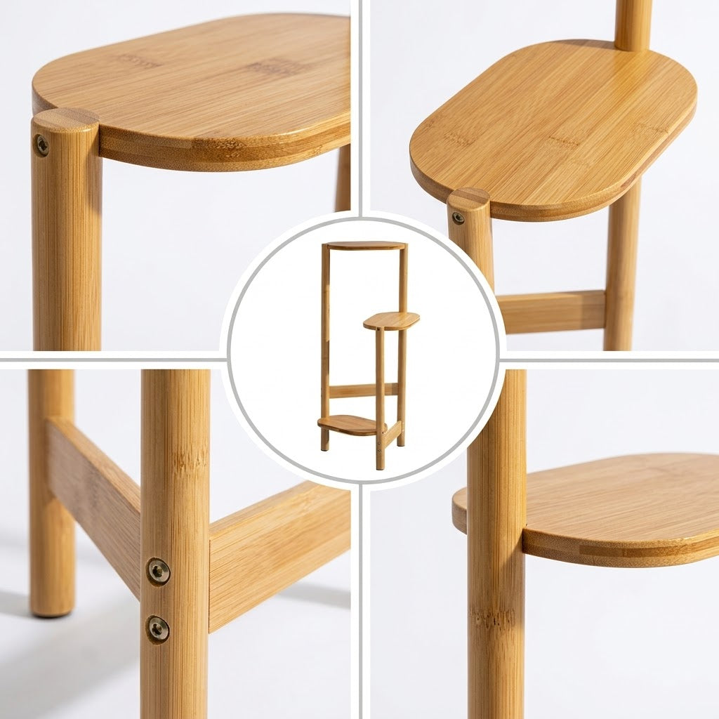 3-Tier Triangular Corner Stand