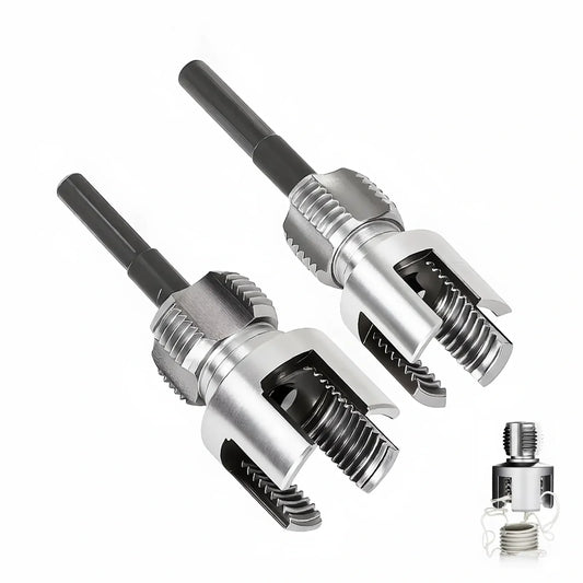Fast-Fix Pipe Threader Drill Attachment (1/2" & 3/4")