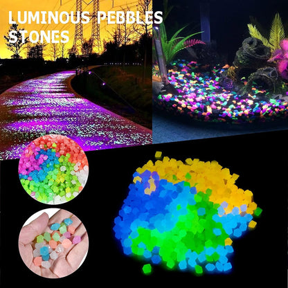 Glow-in-the-Dark Pebbles ✨ Garden & Aquarium Decor