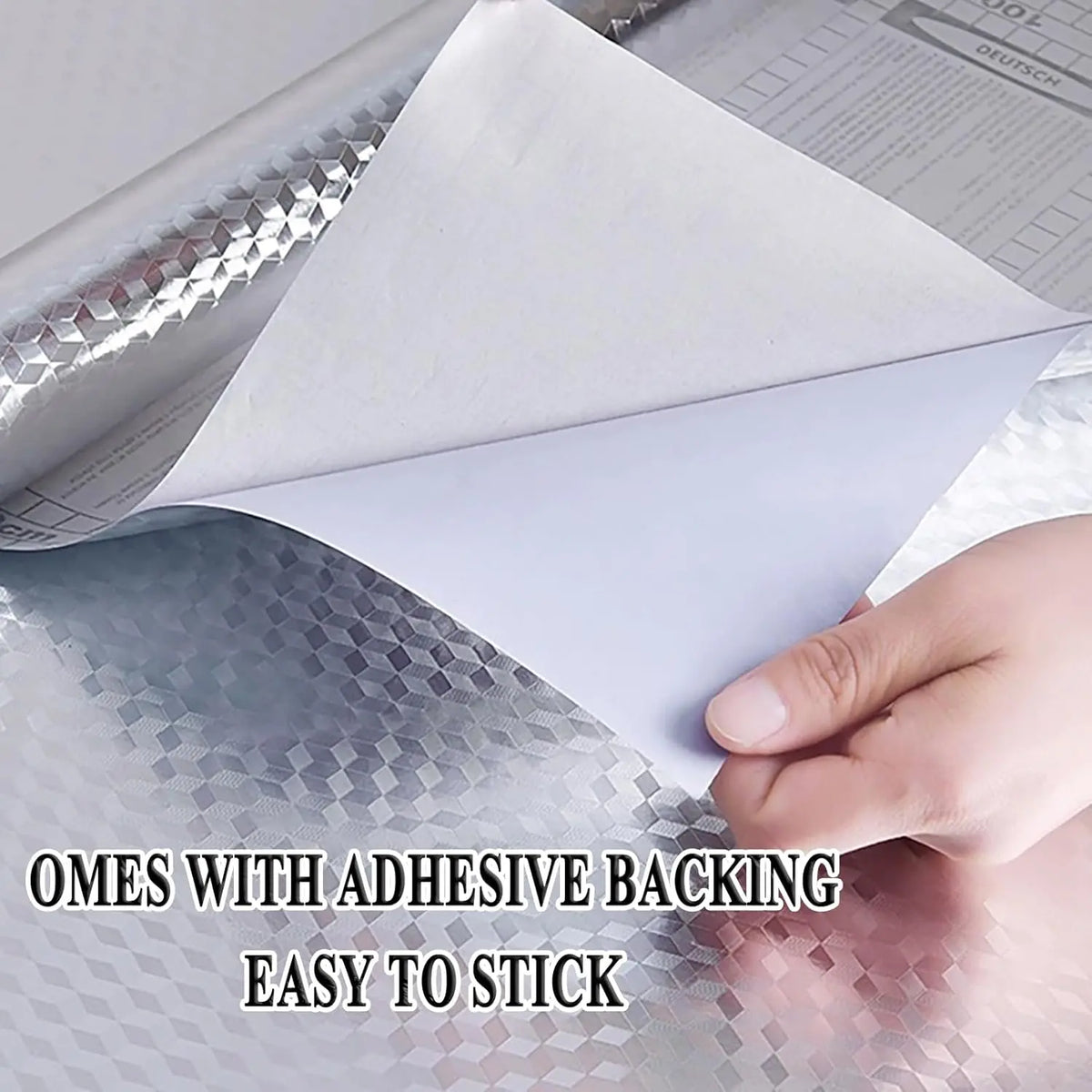 ✨ Heavy-Duty Grease-Proof Kitchen Backsplash (Peel & Stick)