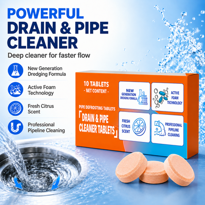 💥4-in-1 Active Foam Drain & Pipe Cleaner Tablets