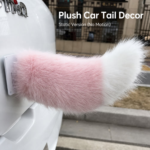 ✨ Fluffy Faux Fur Car Tail