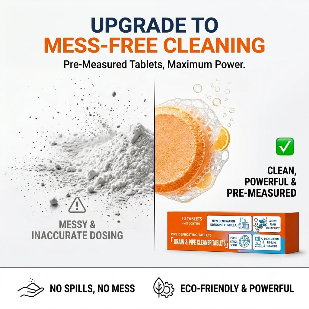 💥4-in-1 Active Foam Drain & Pipe Cleaner Tablets