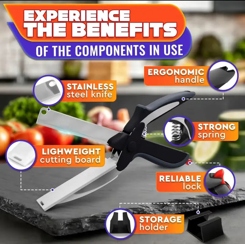 ✂️ 2-in-1 Kitchen Scissors 2.0