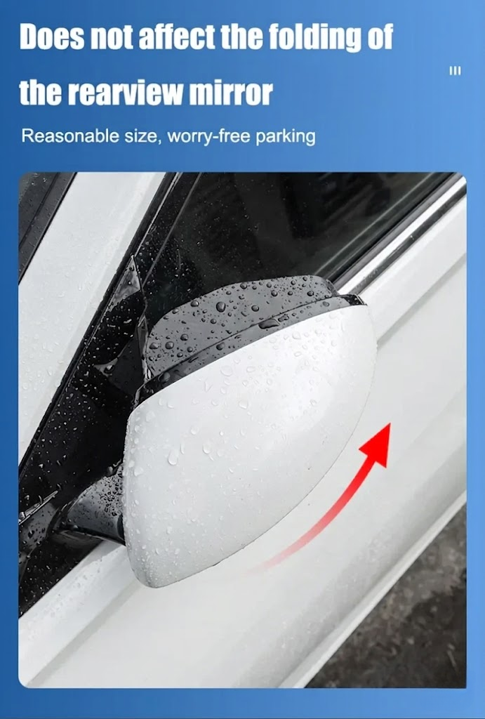 🌦️ Rain‑Proof Rear View Shield | Drive Clear & Safe Anywhere 🚙