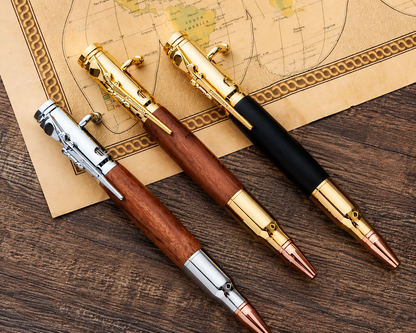 🔥 BUY 1 GET 1 FREE | Handcrafted Wooden Bullet Pen - The Perfect Gift 🎁