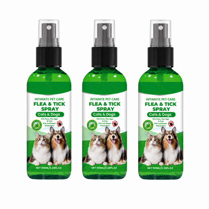 🍃Natural Flea & Tick Spray for Dogs & Cats–Helps Kill & Repel Fleas & Ticks