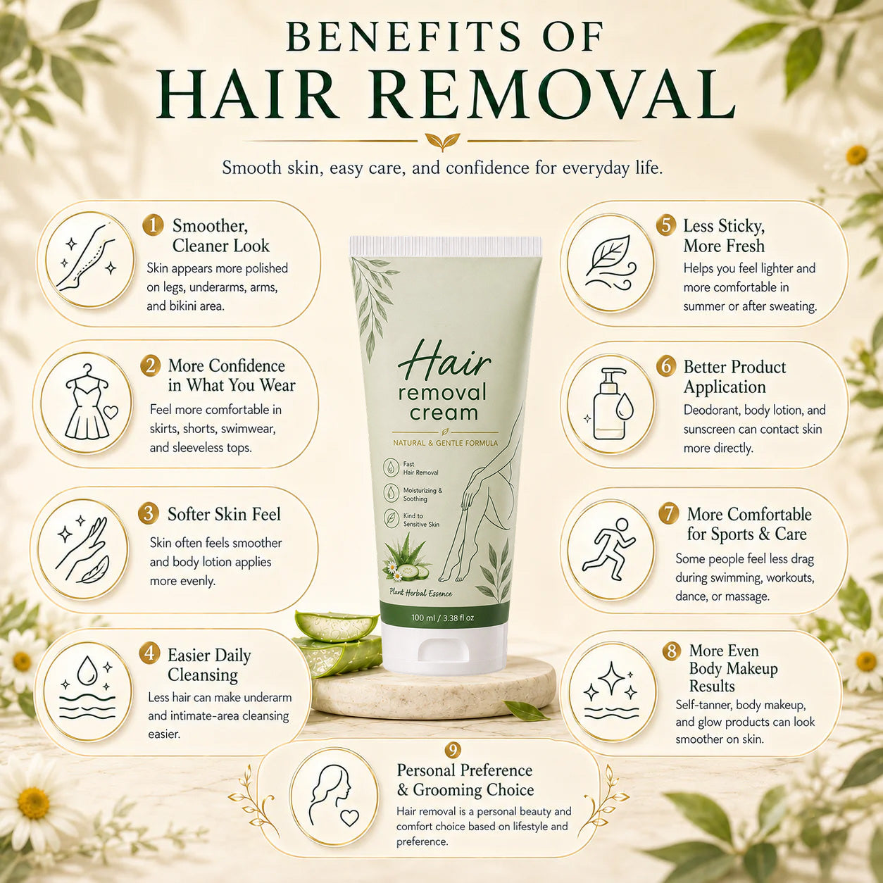 Painless Hair Removal Cream