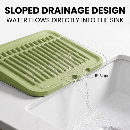💧 Self-Draining Faucet Splash Guard