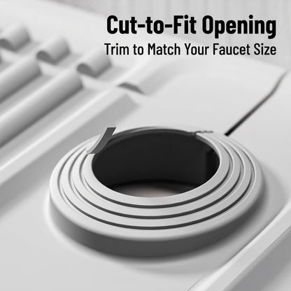 💧 Self-Draining Faucet Splash Guard