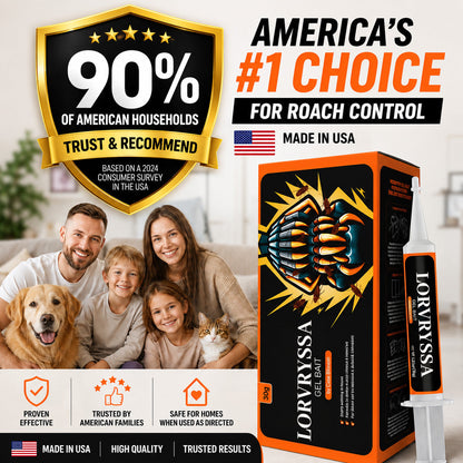 LORVRYSSA Cockroach Gel Bait (New Upgraded Formula)🔥Limited-Time Offer –Buy 1 Get 1 Free🔥