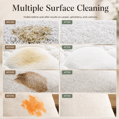 ✨ Instant Waterless Foam Stain Remover for Carpet & Fabric 🧼