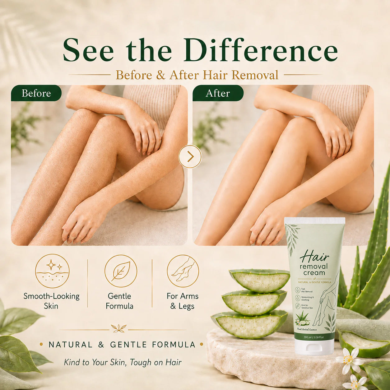 Painless Hair Removal Cream