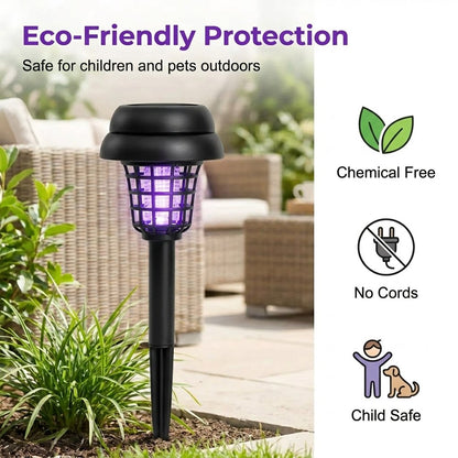 ☀️Solar Mosquito Zapper Light ✨– Outdoor Garden Stake Lamp, UV Insect Killer & Solar Pathway Light🦟🚫