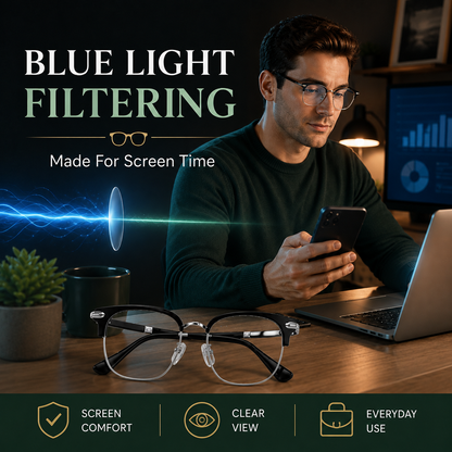 👓Ultra Light Anti Blue Presbyopic Glasses