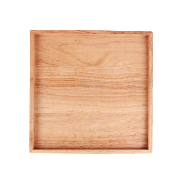 Minimalist Rubber Wood Serving & Prep Tray