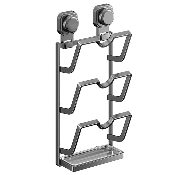 Suction Cup Wall Mounted Pot Lid Holder