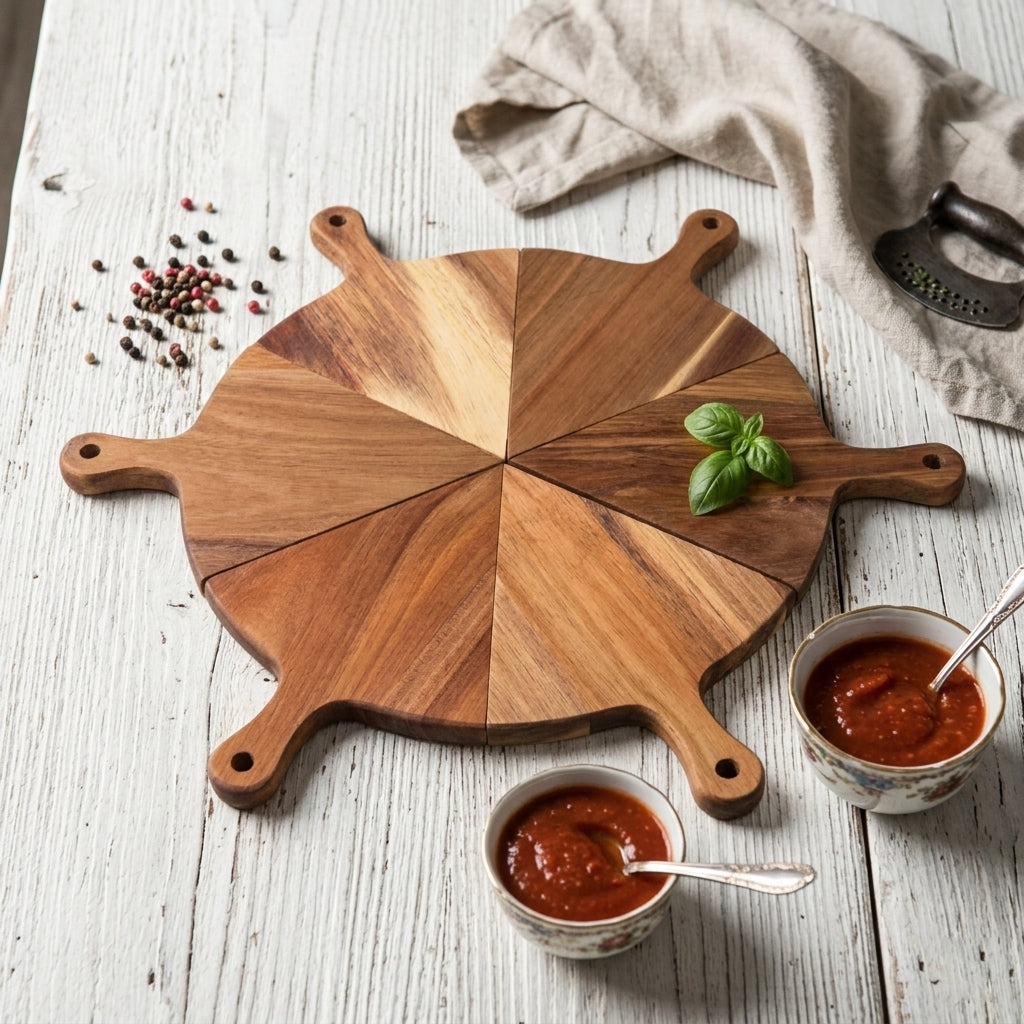 Modular Acacia Wood Serving & Pizza Board