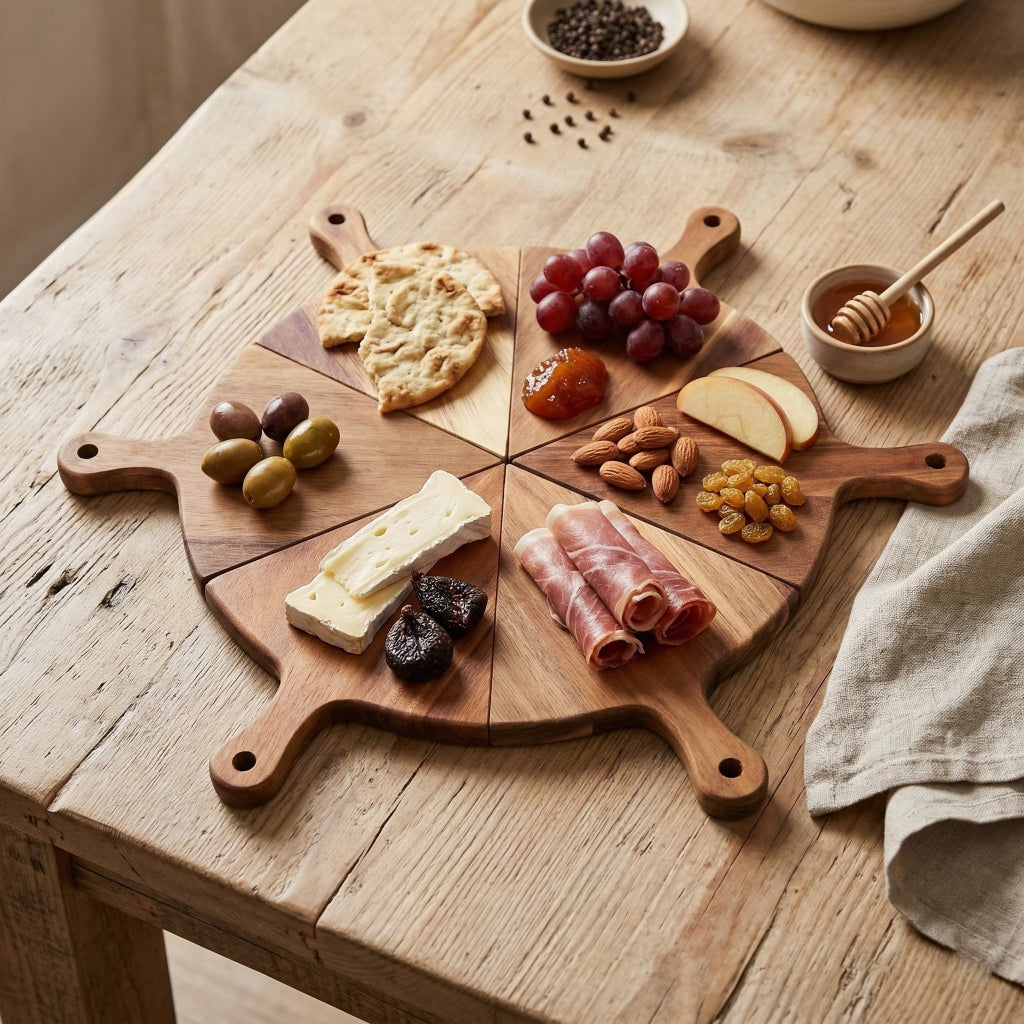 Modular Acacia Wood Serving & Pizza Board