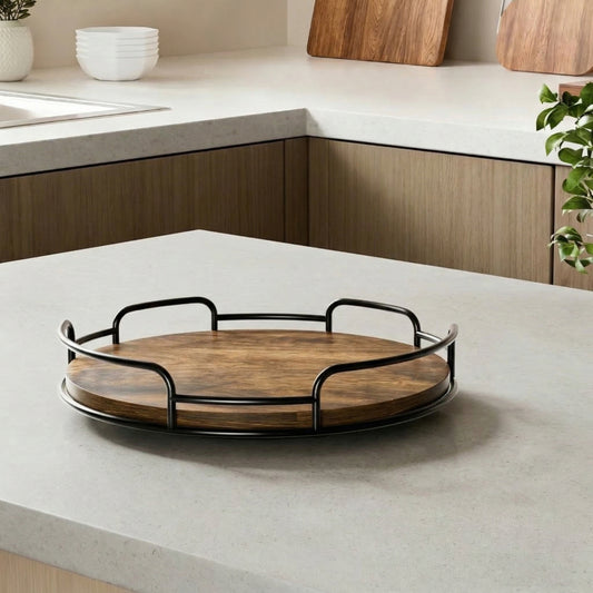 Rotating Industrial-Style Spice Organizer