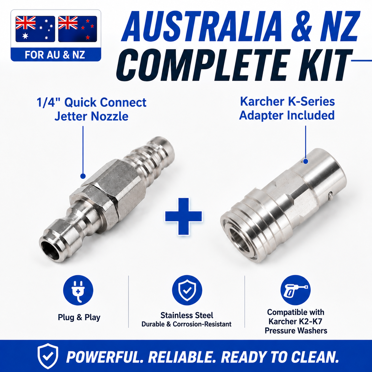 🚀 6500 PSI Sewer Jetter Nozzle | Blast Away Stubborn Clogs Instantly!