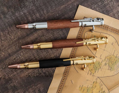 🔥 BUY 1 GET 1 FREE | Handcrafted Wooden Bullet Pen - The Perfect Gift 🎁