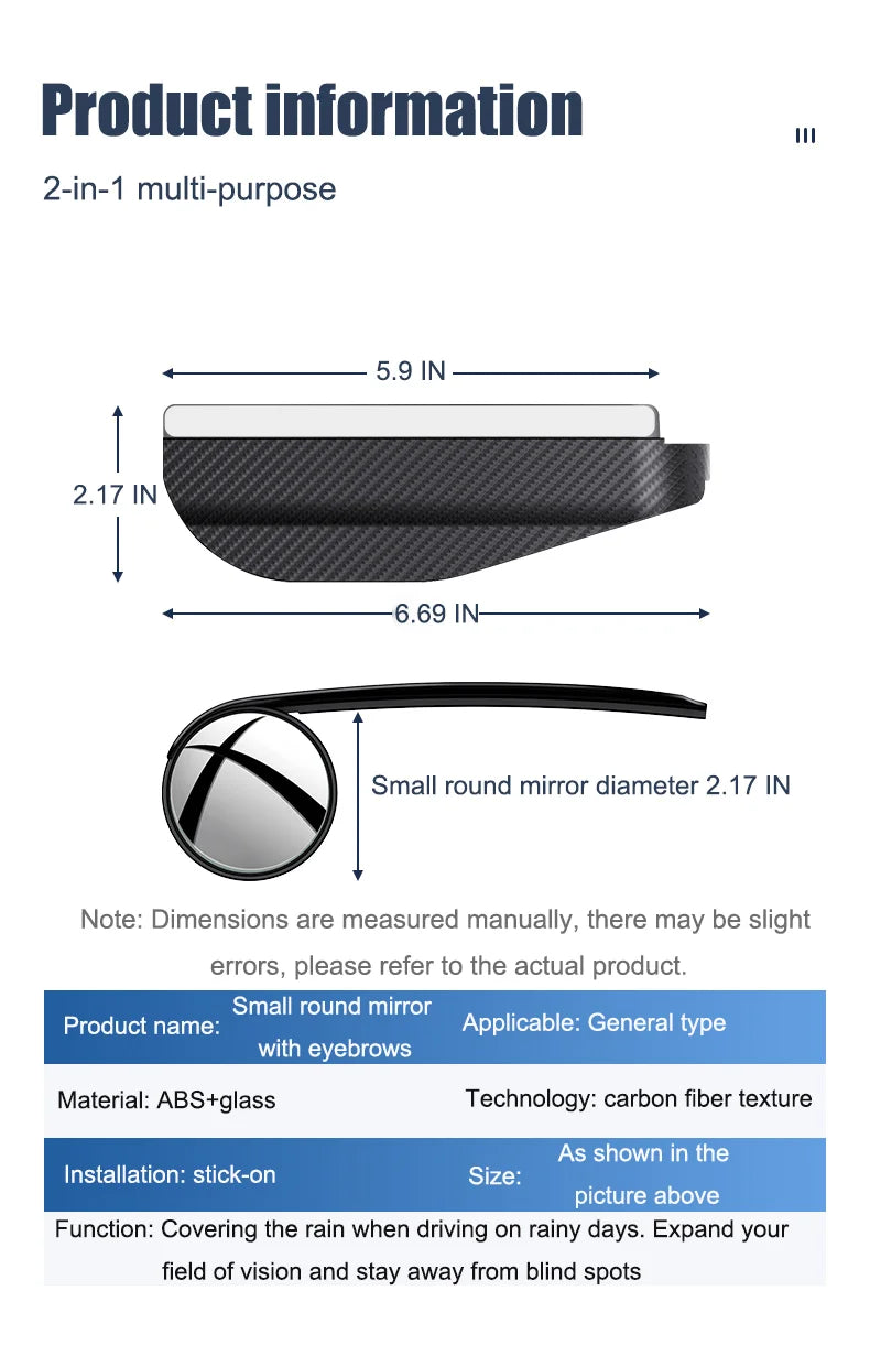 🌦️ Rain‑Proof Rear View Shield | Drive Clear & Safe Anywhere 🚙