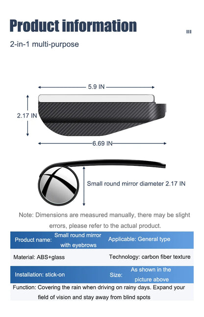🌦️ Rain‑Proof Rear View Shield | Drive Clear & Safe Anywhere 🚙