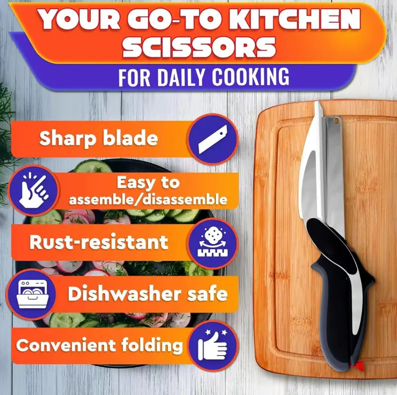 ✂️ 2-in-1 Kitchen Scissors 2.0