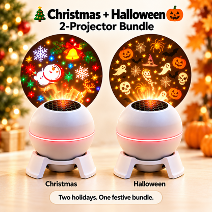 Limited-Time Offer: 50% OFF✨ Moving Holiday Pattern Projector – 8-Theme & Music Options