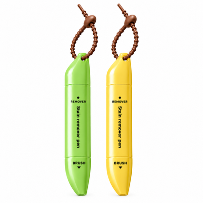 🧼 2-in-1 Portable Stain Remover Pen ✨ Instant No-Rinse Spot Cleaner