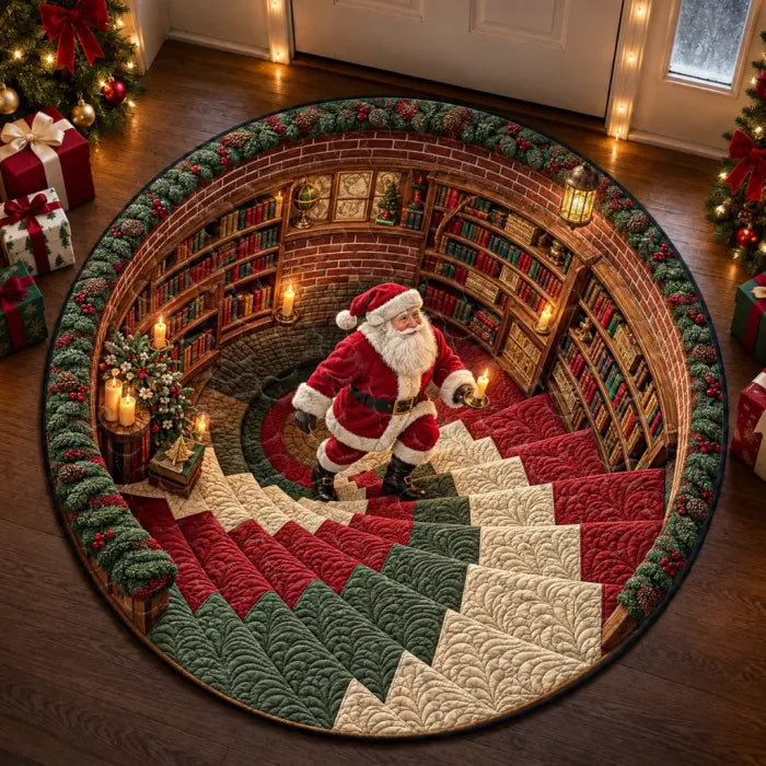 🎃🎄 3D Illusion Holiday Rug – Spooky Halloween & Christmas Magic for Your Home