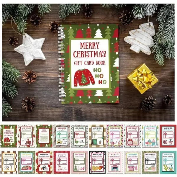 LIMITED-TIME 50% OFF — Christmas Gift Card Book