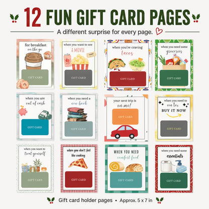 LIMITED-TIME 50% OFF — Christmas Gift Card Book