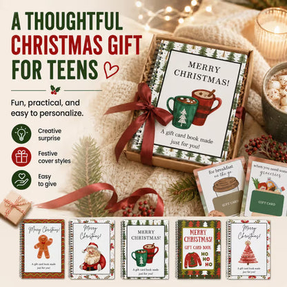 LIMITED-TIME 50% OFF — Christmas Gift Card Book