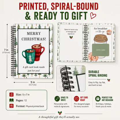 LIMITED-TIME 50% OFF — Christmas Gift Card Book