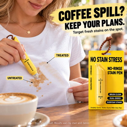 🏆Portable Dual-Head Stain Remover Pen