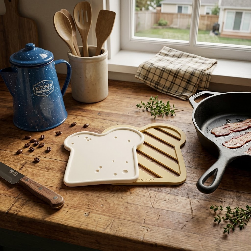 Toast Shape Silicone Heat Insulation Mat