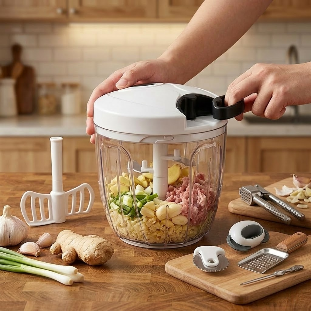 Manual Pull Cord Food Chopper
